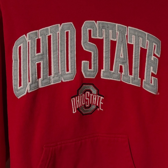 Ohio State Men's Red Hoodie - Picture 6 of 6